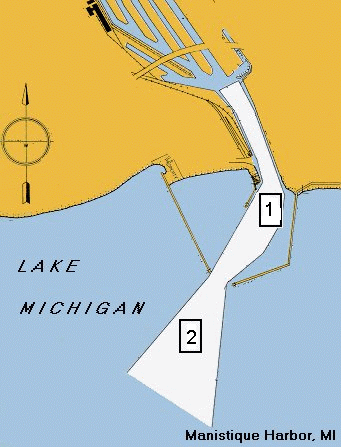Manistique Harbor Image Map